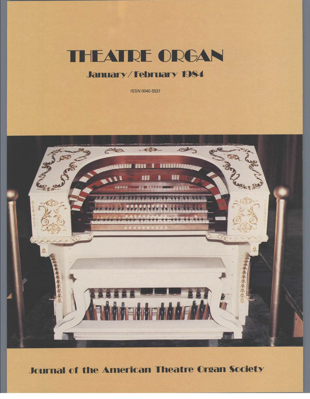 Theatre Organ, January - February 1984, Volume 26, Number 1