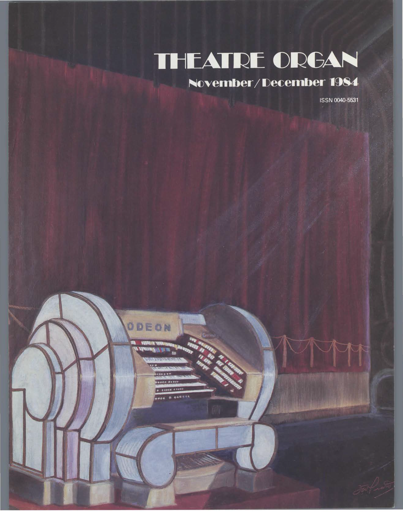 Theatre Organ, November - December 1984, Volume 26, Number 6