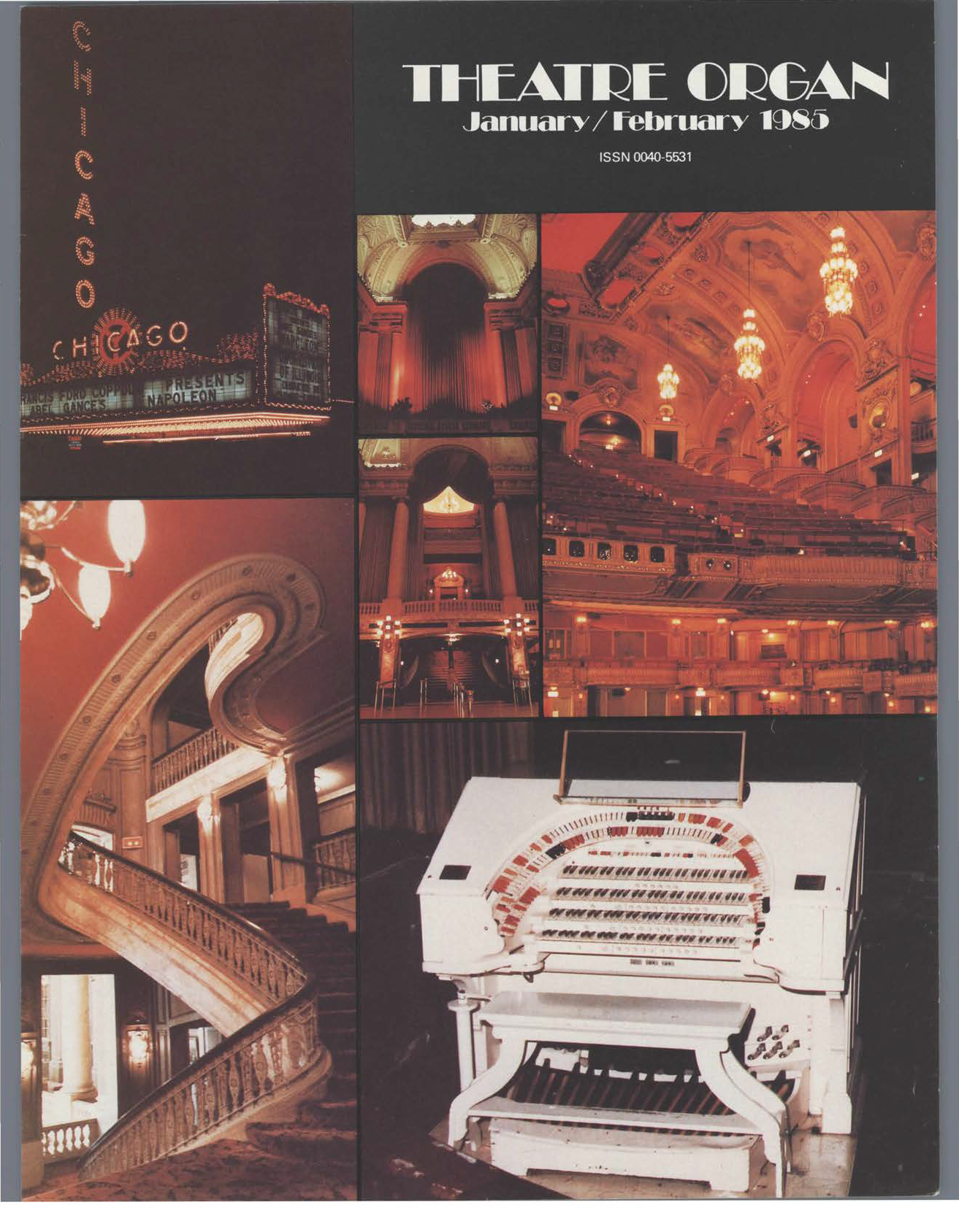 Theatre Organ, January - February 1985, Volume 27, Number 1