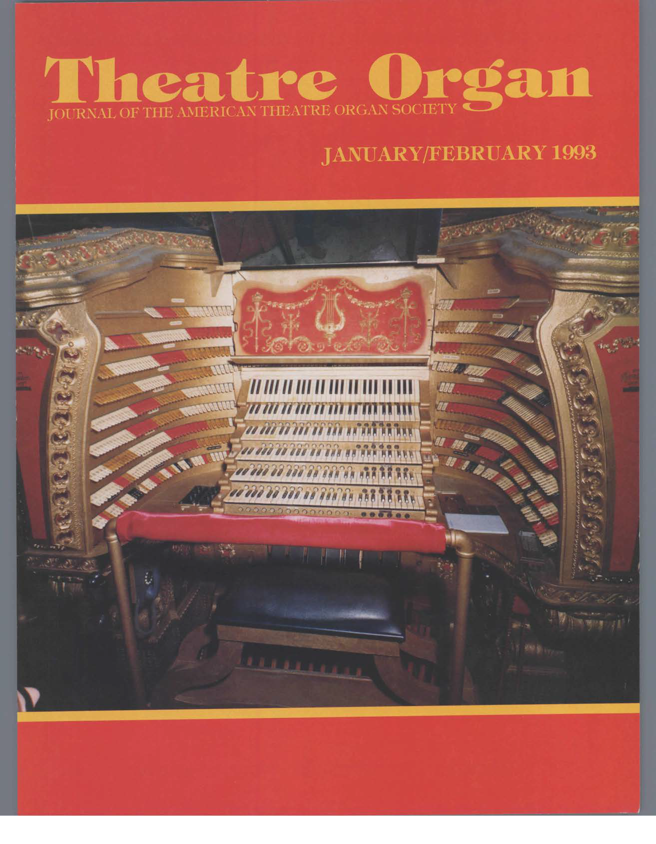 Theatre Organ, January - February 1993, Volume 35, Number 1