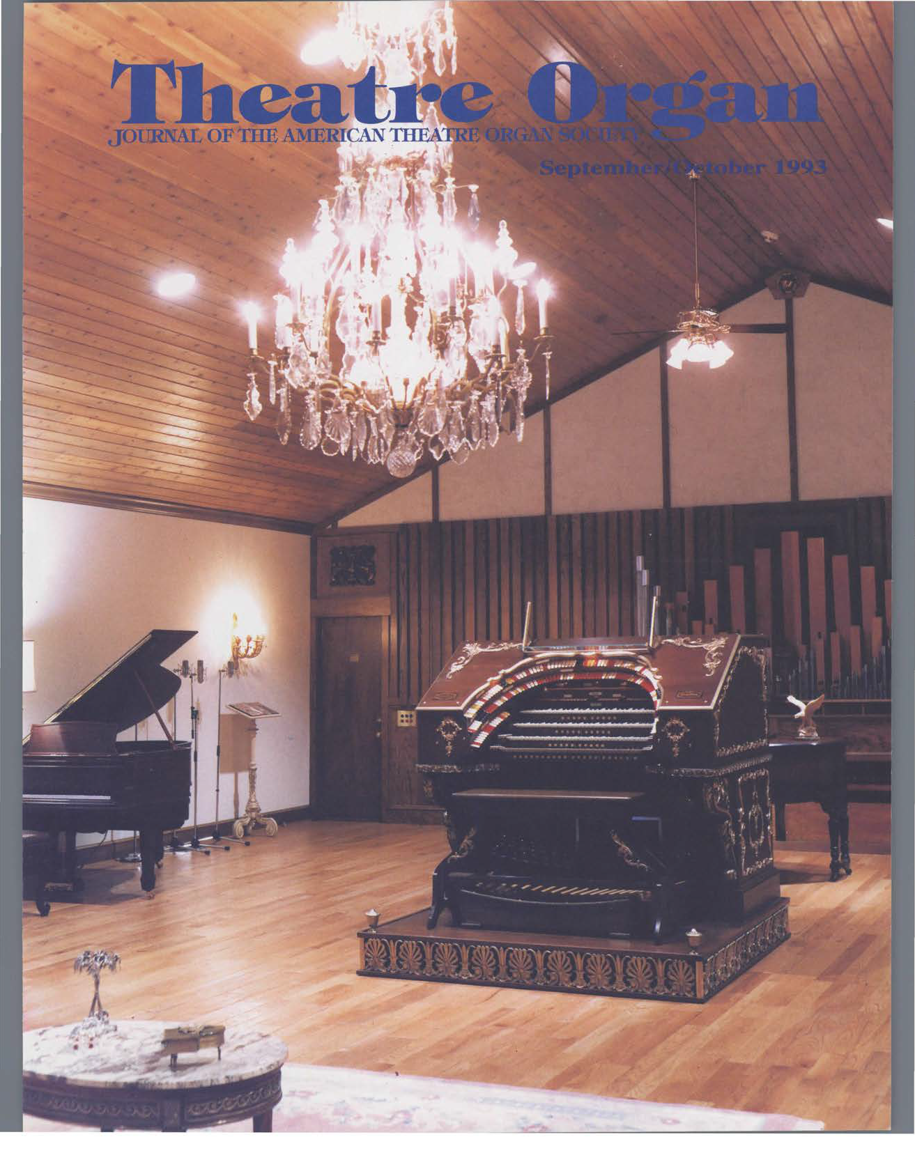 Theatre Organ, September - October 1993, Volume 35, Number 5