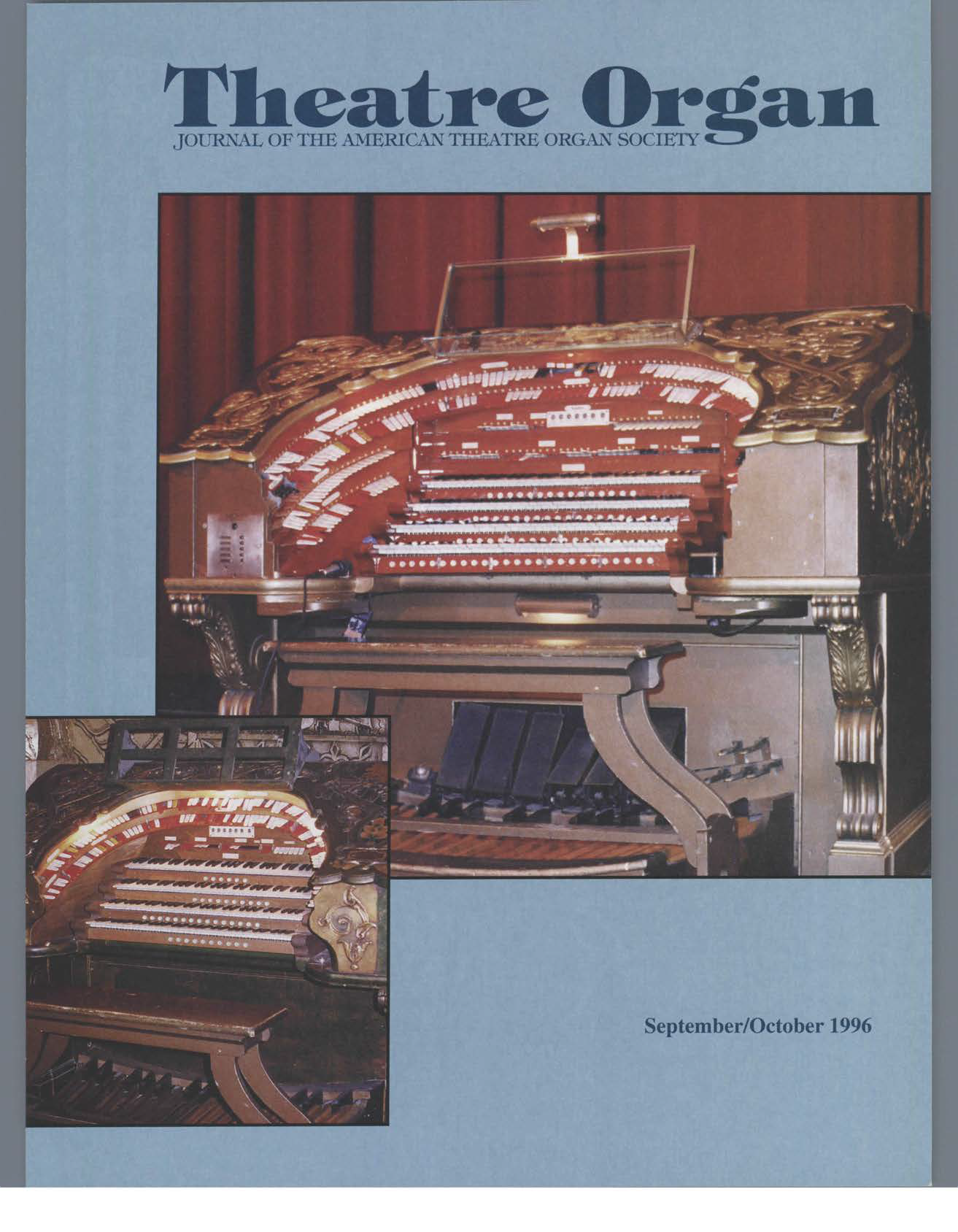 Theatre Organ, September - October 1996, Volume 38, Number 5