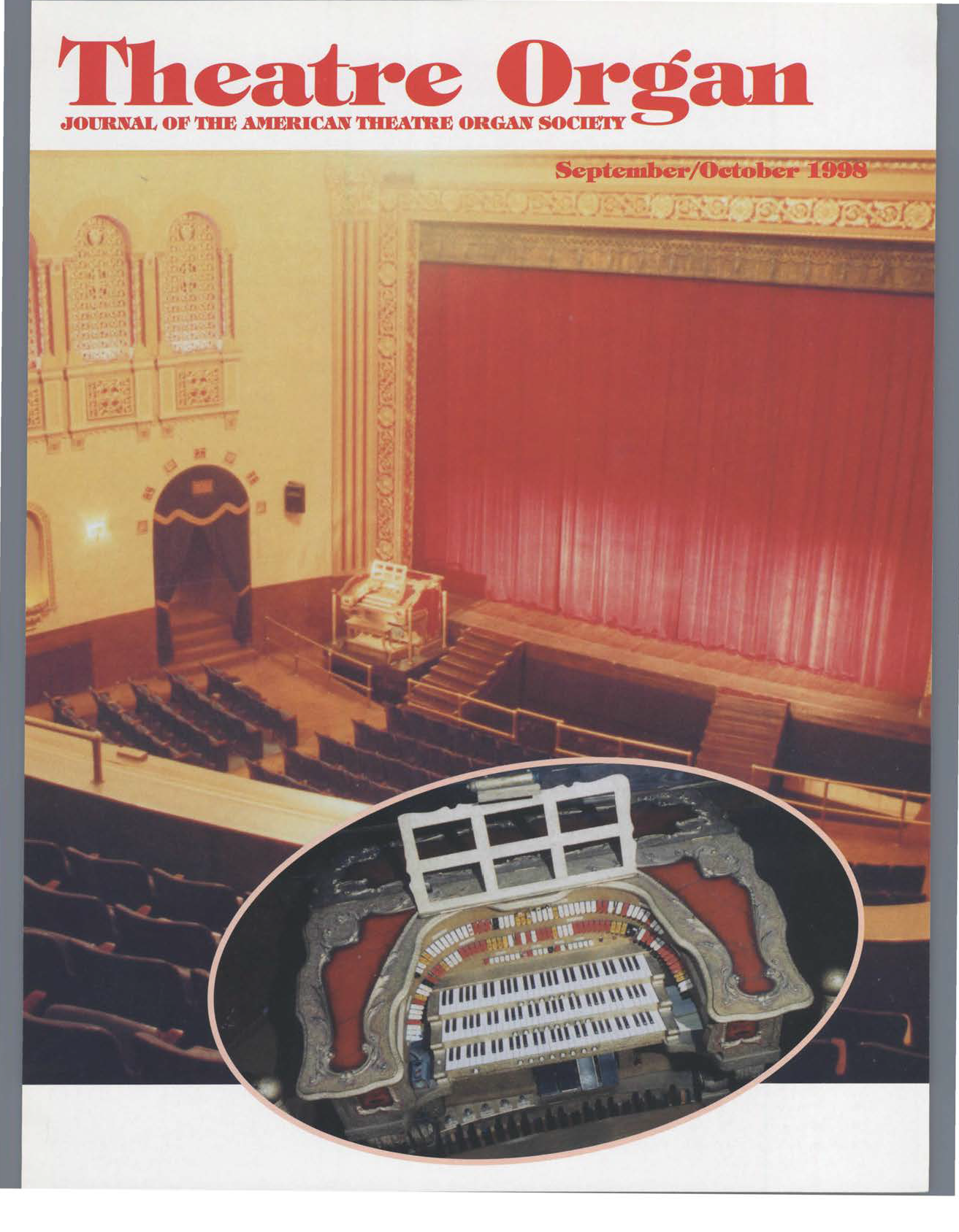 Theatre Organ, September - October 1998, Volume 40, Number 5