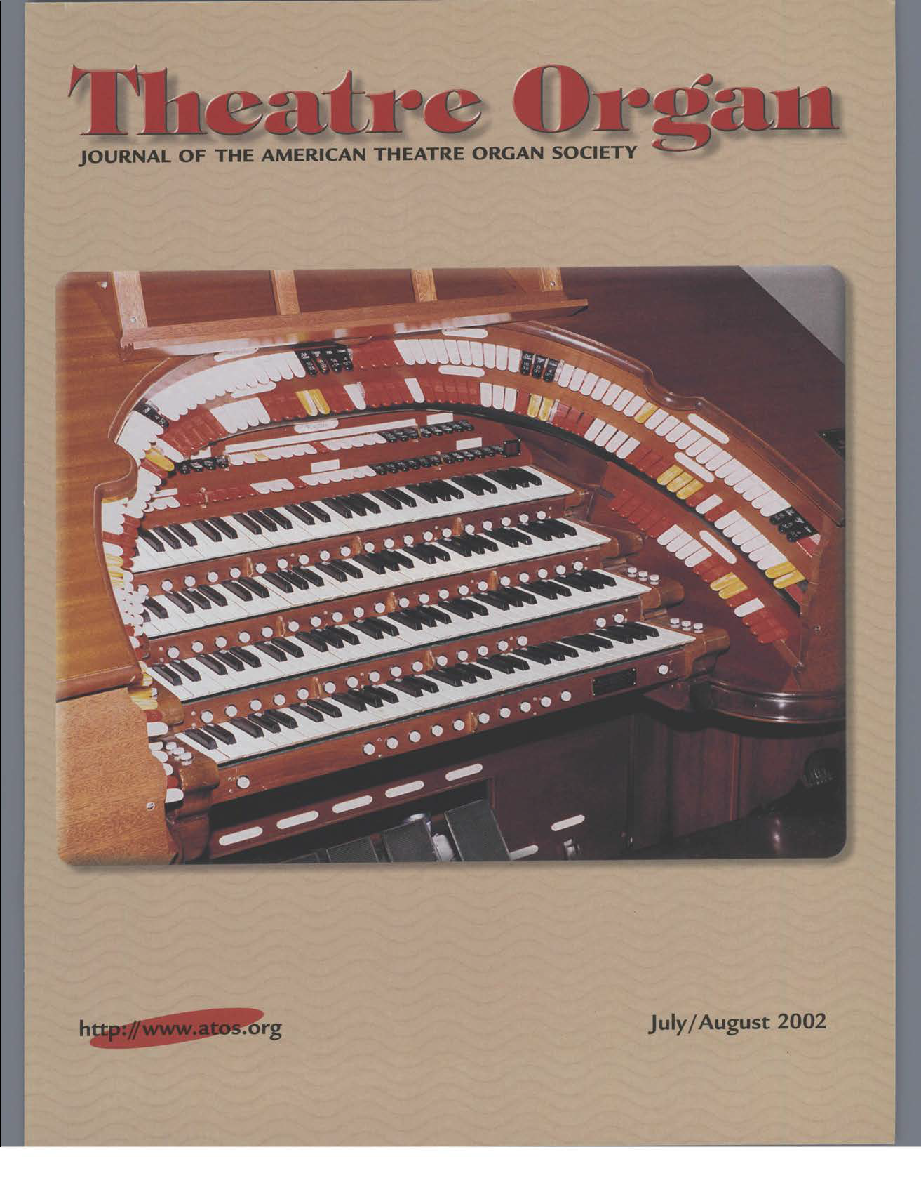 Theatre Organ, July - August 2002, Volume 44, Number 4
