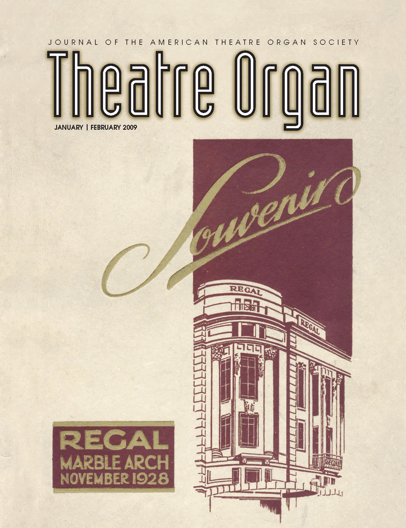 Theatre Organ, January - February 2009, Volume 51, Number 1