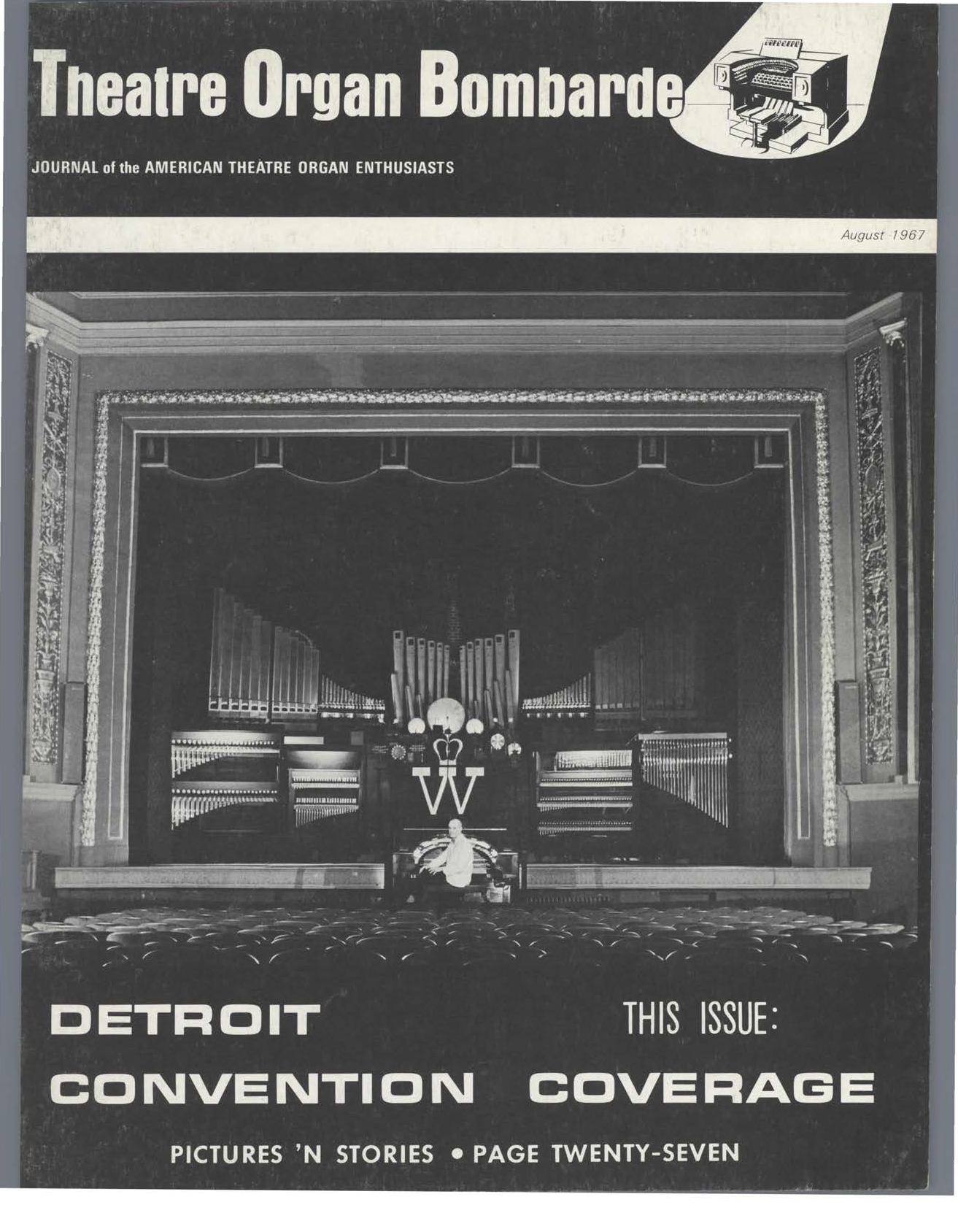 Theatre Organ, August 1967, Volume 9, Number 4