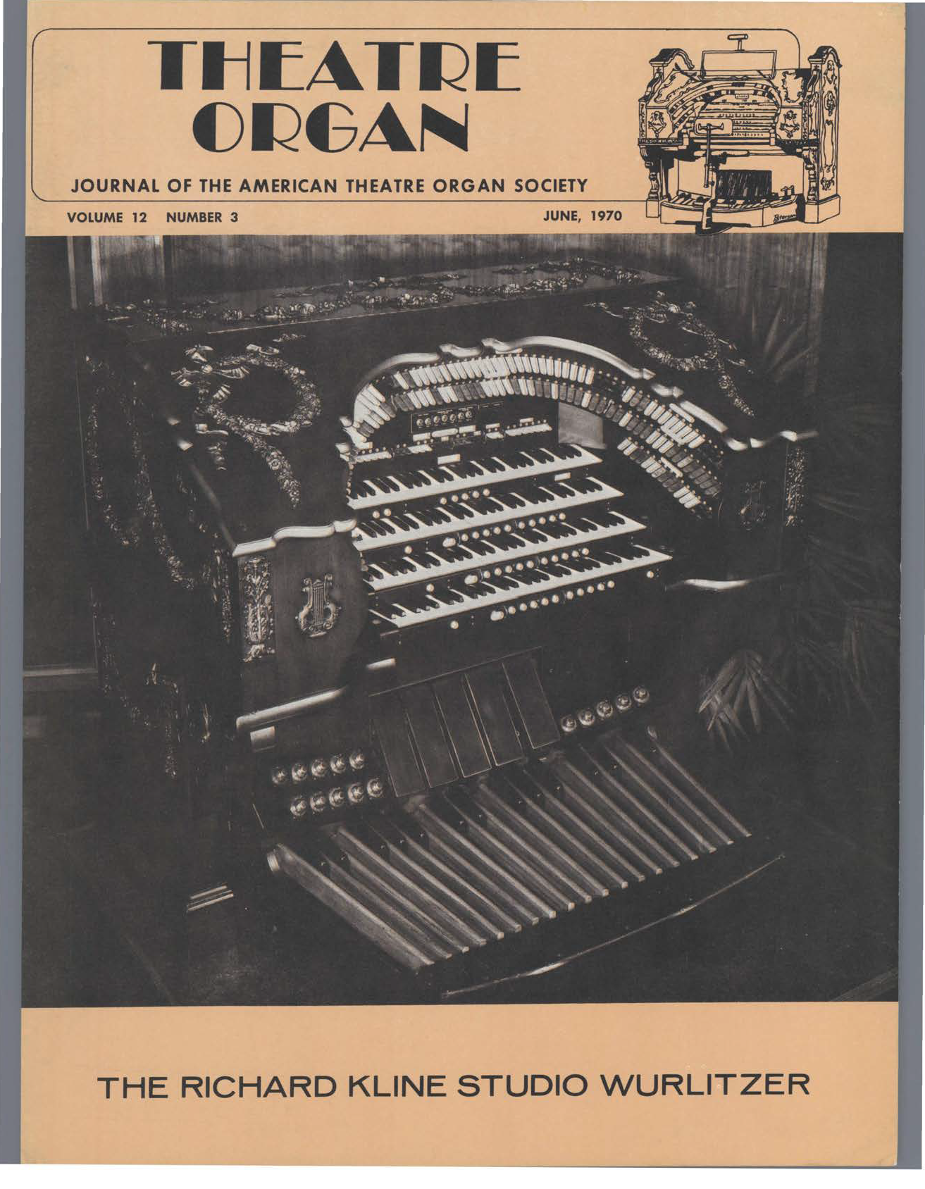 Theatre Organ, June 1970, Volume 12, Number 3