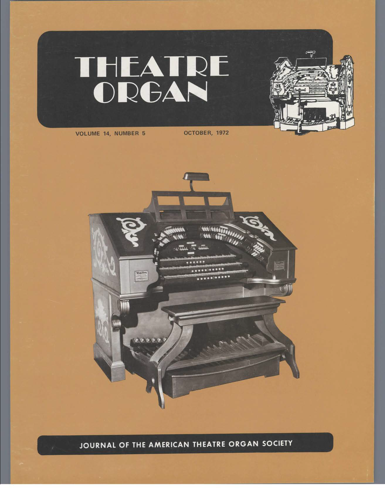 Theatre Organ, October 1972, Volume 14, Number 5